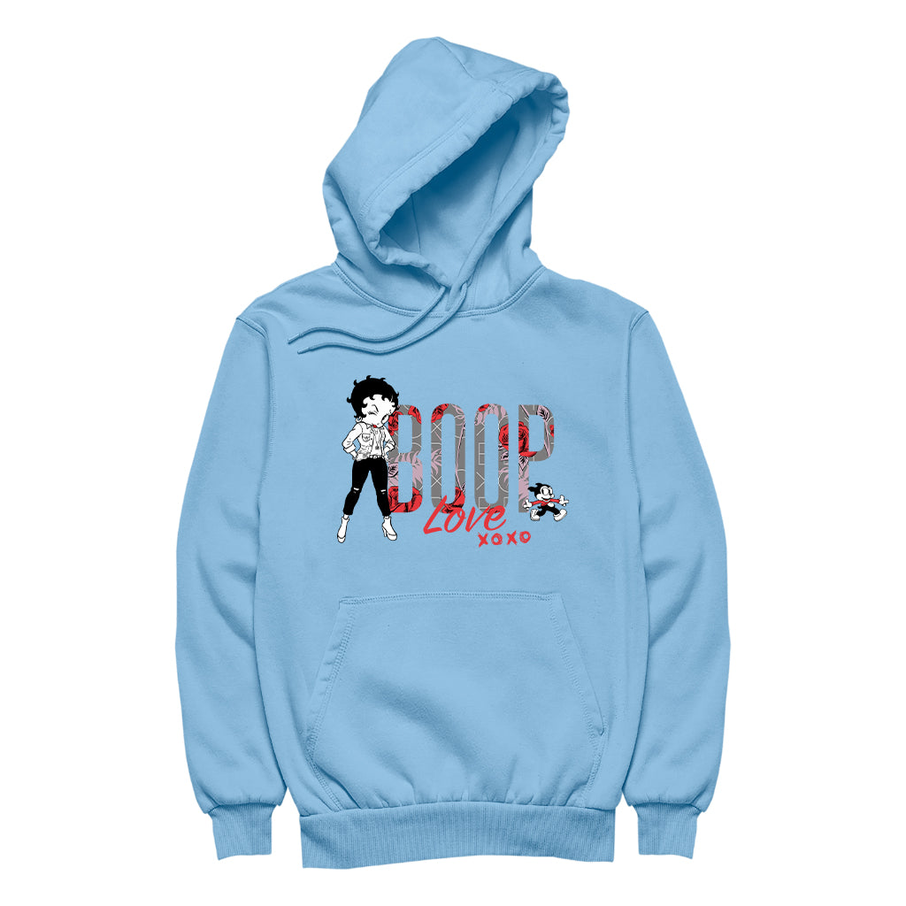 Betty Boop Love XOXO Bimbo Women's Hooded Sweatshirt-Betty Boop Shop