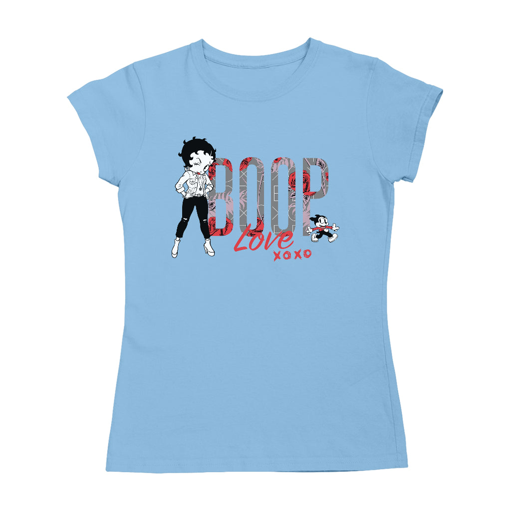 Betty Boop Love XOXO Bimbo Women's T-Shirt-Betty Boop Shop