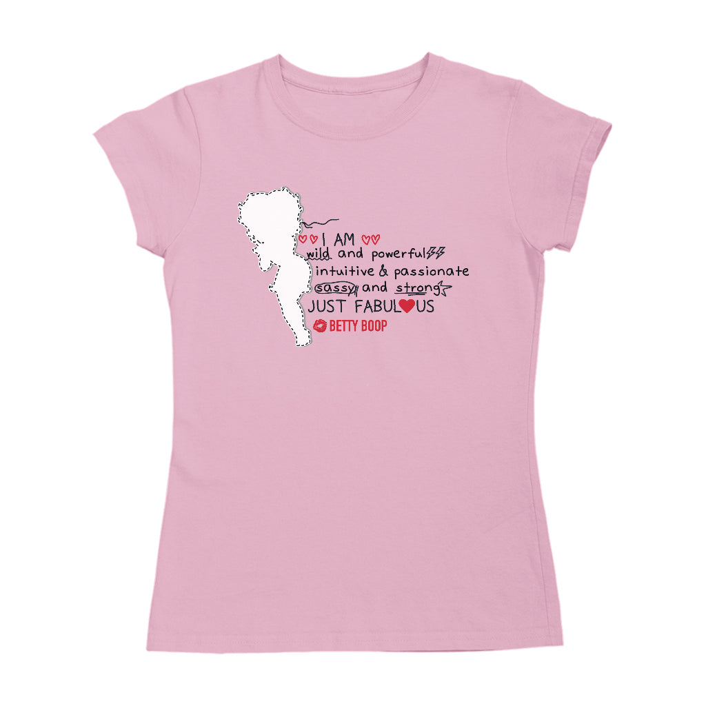 Betty Boop I Am Just Fabulous Women's T-Shirt-Betty Boop Shop