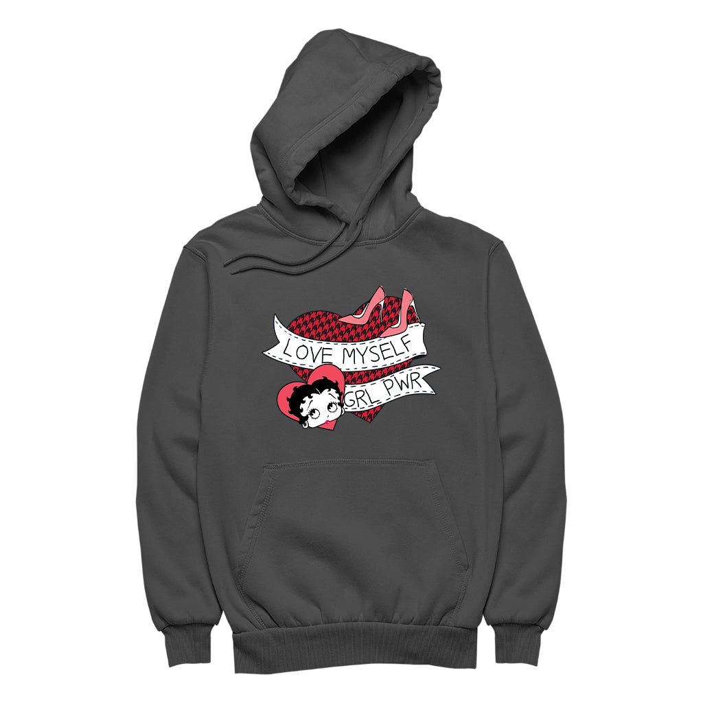 Betty Boop Love Myself Girl Power Women's Hooded Sweatshirt