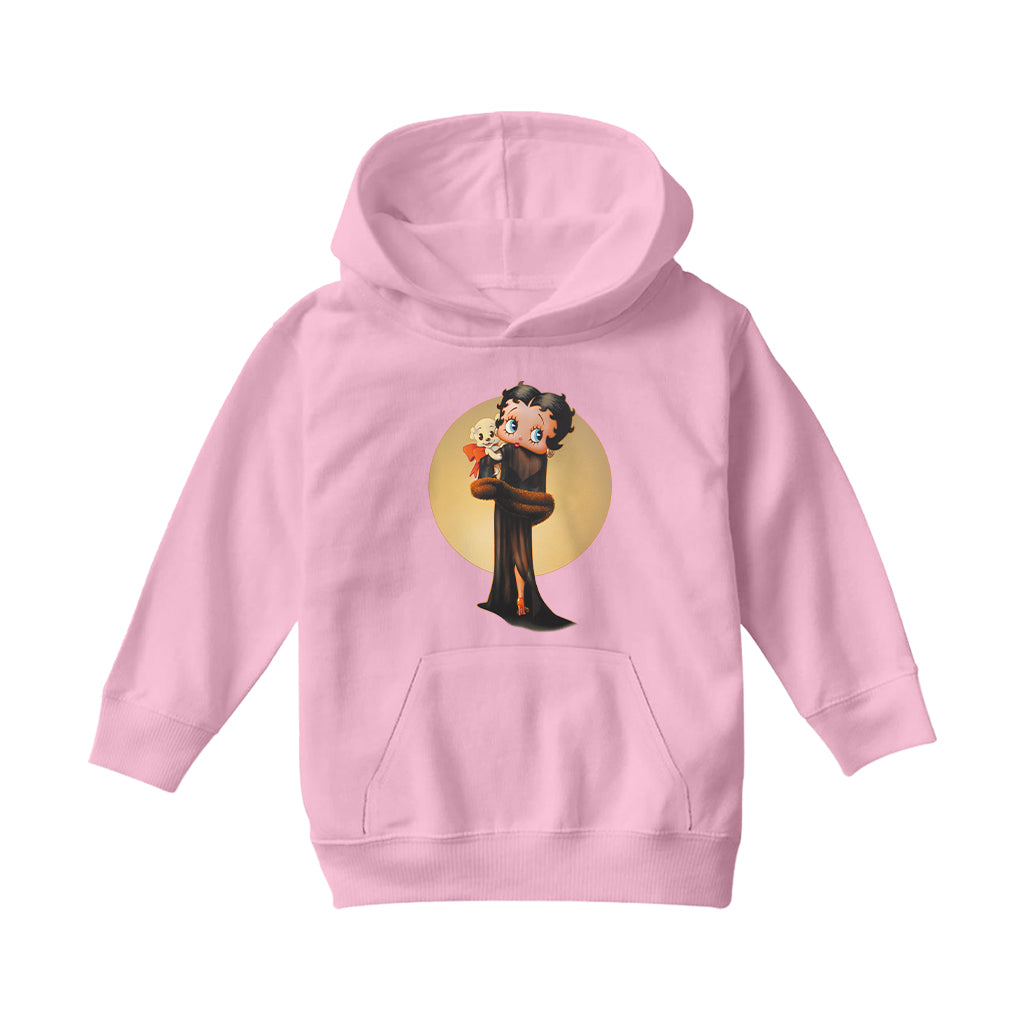 Betty Boop Pin-Up Night Gown With Pudgy Kids Hooded Sweatshirt