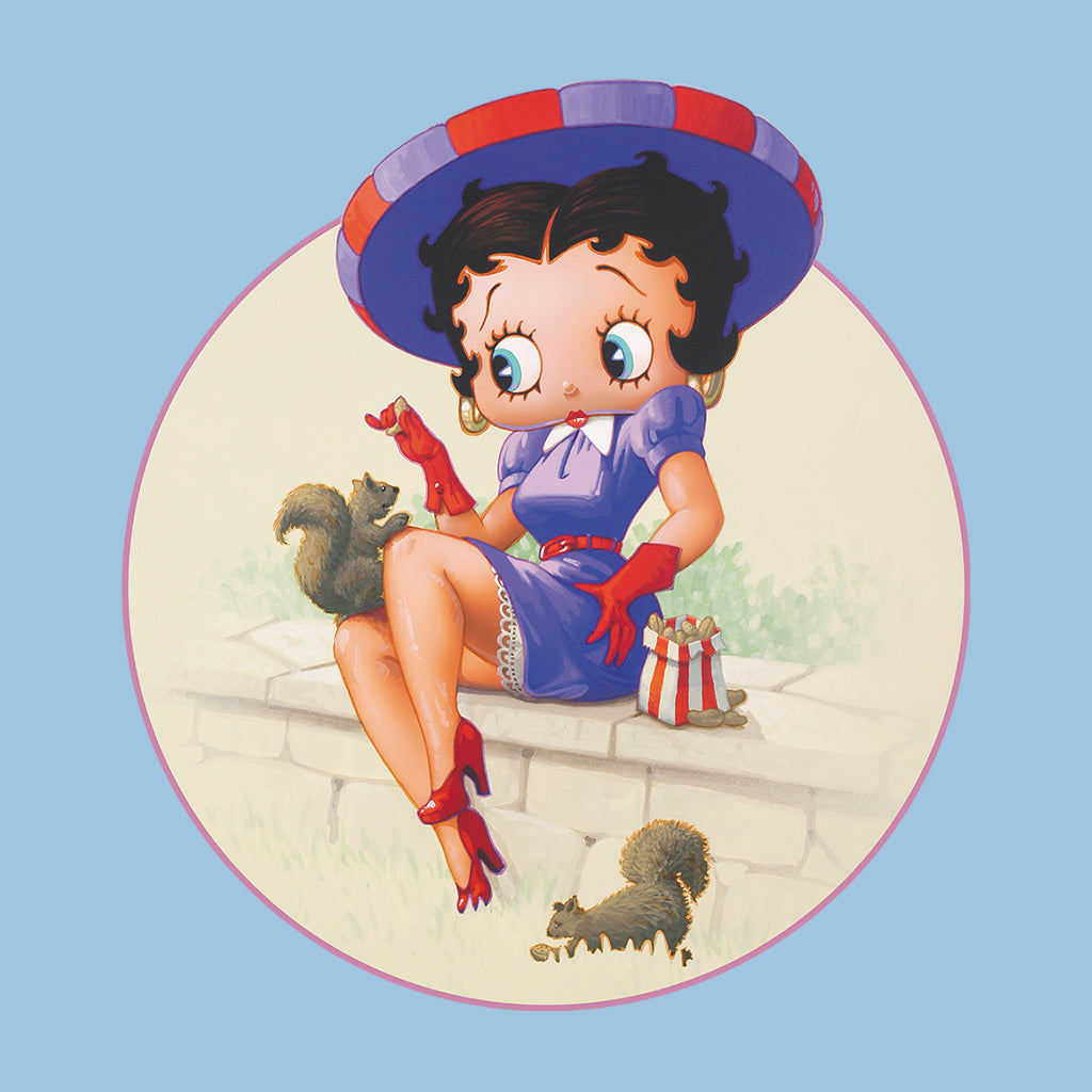 Betty Boop Pin-Up Squirrels & Nuts Kids Hooded Sweatshirt