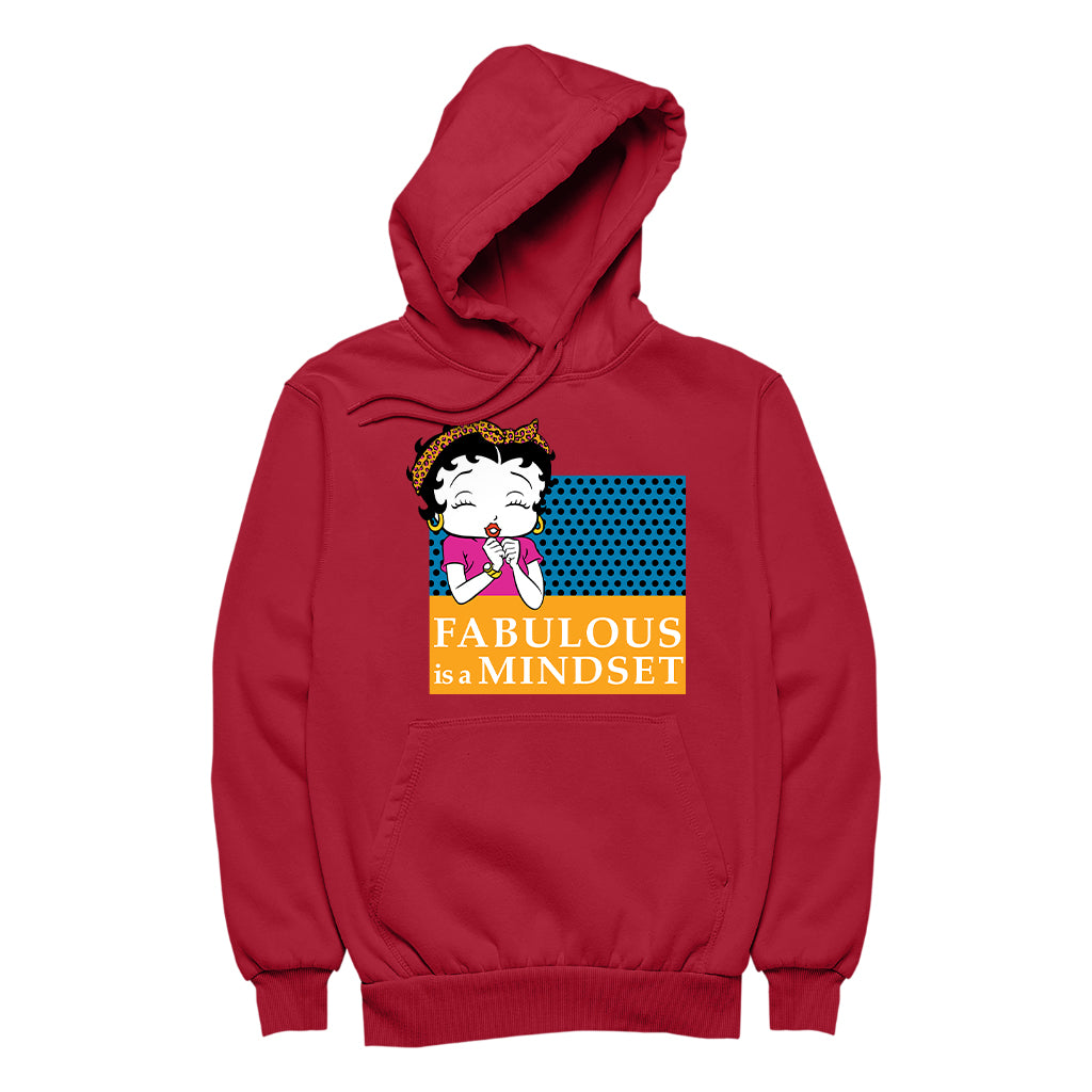 Betty Boop Fabulous Is A Mindset Women's Hooded Sweatshirt