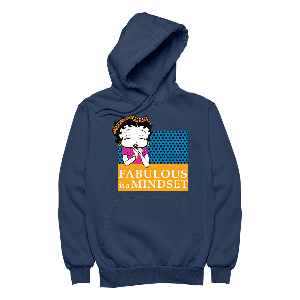 Betty Boop Fabulous Is A Mindset Women's Hooded Sweatshirt