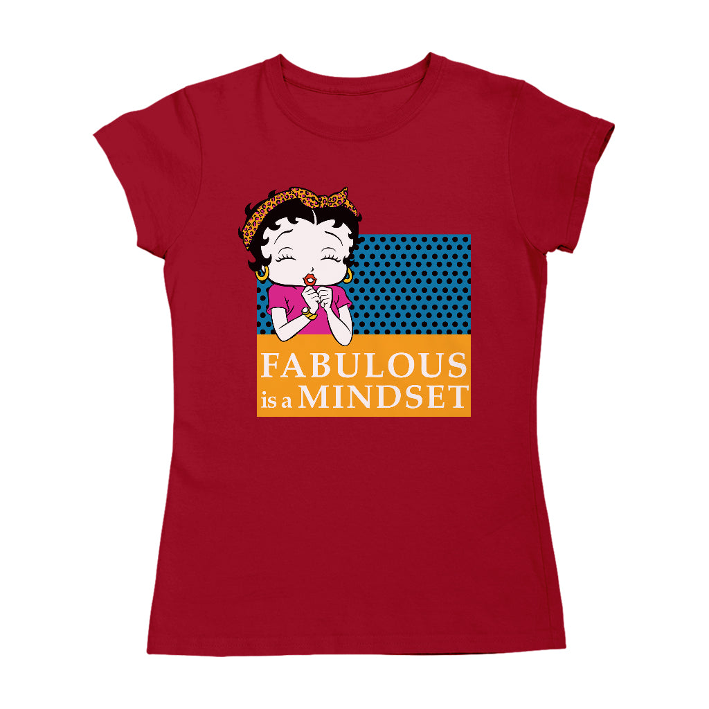 Betty Boop Fabulous Is A Mindset Women's T-Shirt