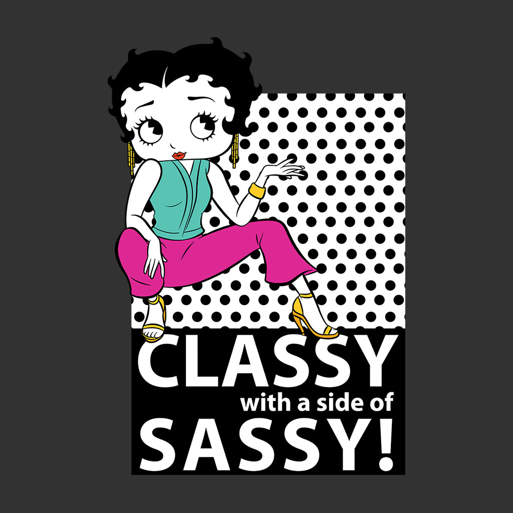 Betty Boop Classy With A Side Of Sassy! Kids T-Shirt