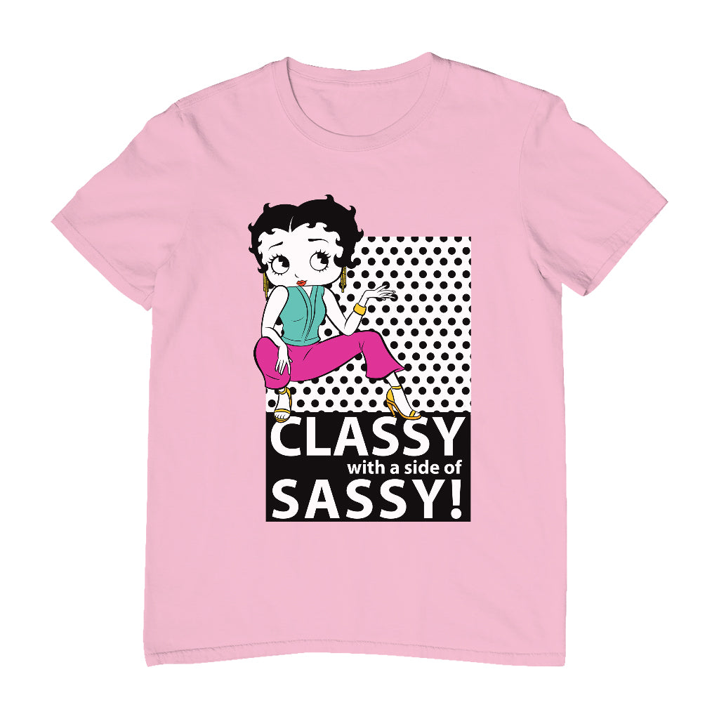 Betty Boop Classy With A Side Of Sassy! Men's T-Shirt