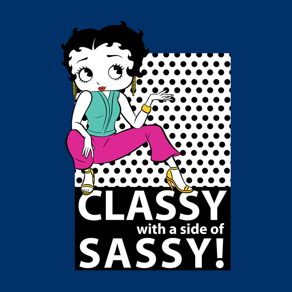 Betty Boop Classy With A Side Of Sassy! Kids T-Shirt