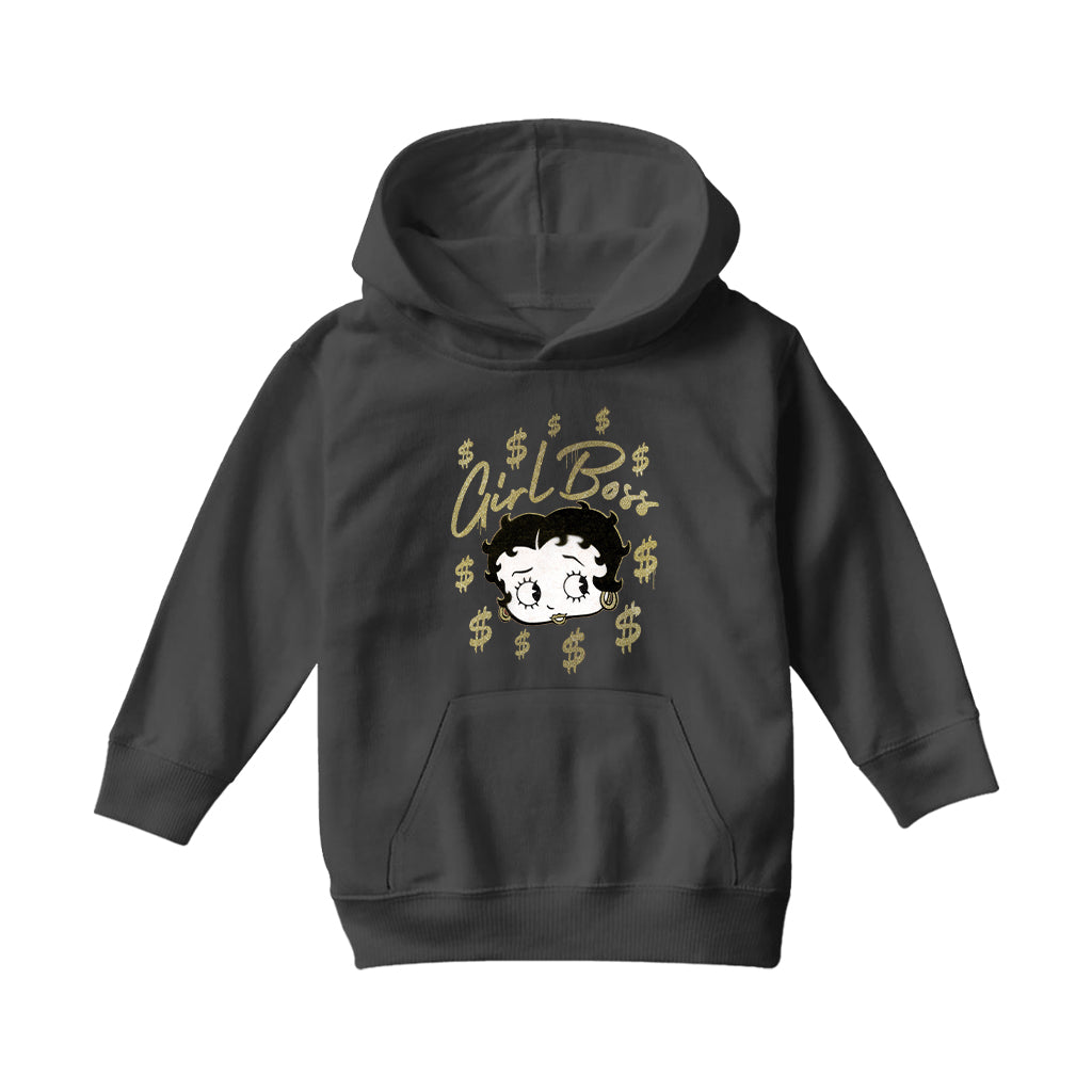 Betty Boop Girl Boss Betty Kids Hooded Sweatshirt