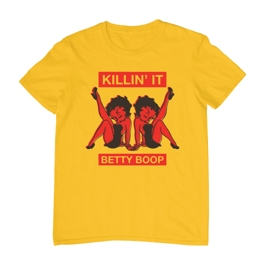 Betty Boop Pin-Up Killin' It Men's T-Shirt
