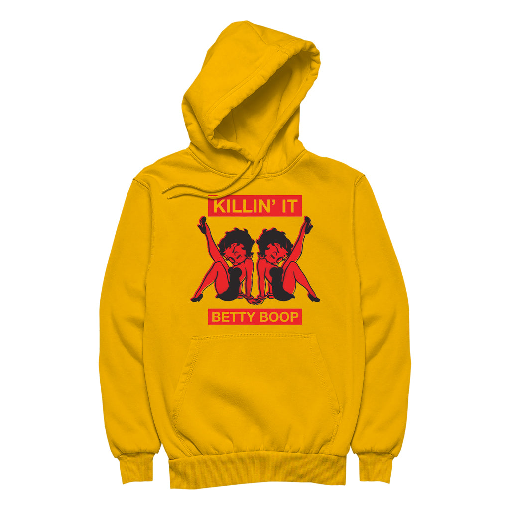 Betty Boop Pin-Up Killin' It Women's Hooded Sweatshirt