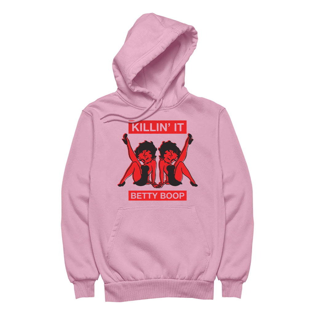 Betty Boop Pin-Up Killin' It Women's Hooded Sweatshirt