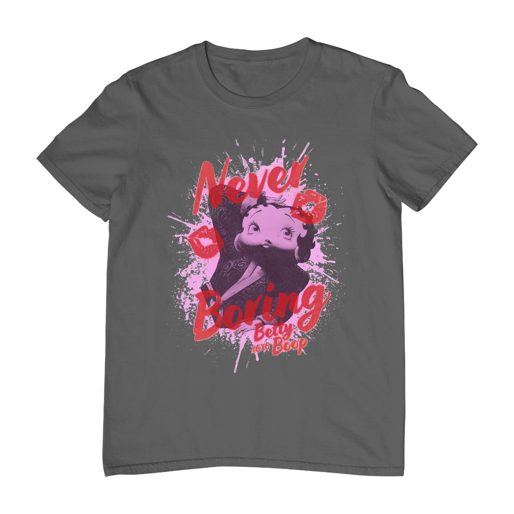 Betty Boop Pin-Up Never Boring XOXO Men's T-Shirt