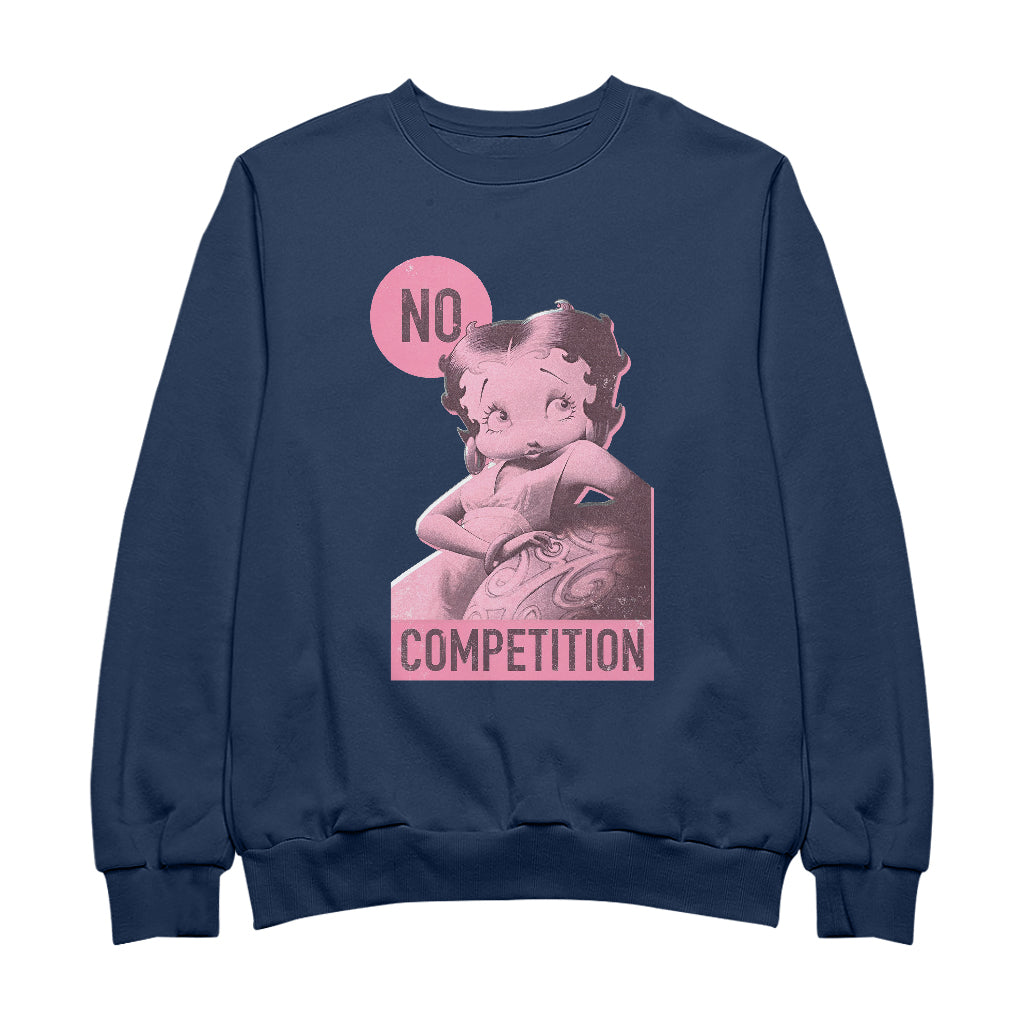 Betty Boop Pin-Up No Competition Men's Sweatshirt