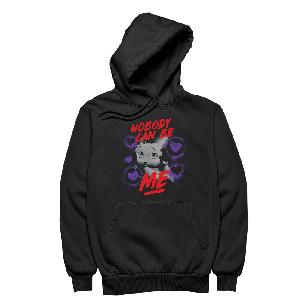 Betty Boop Pin-Up Nobody Can Be Me Women's Hooded Sweatshirt
