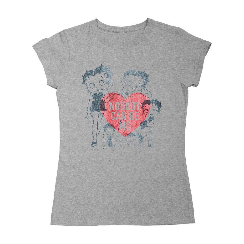 Betty Boop Heart Nobody Can Be Me Women's T-Shirt