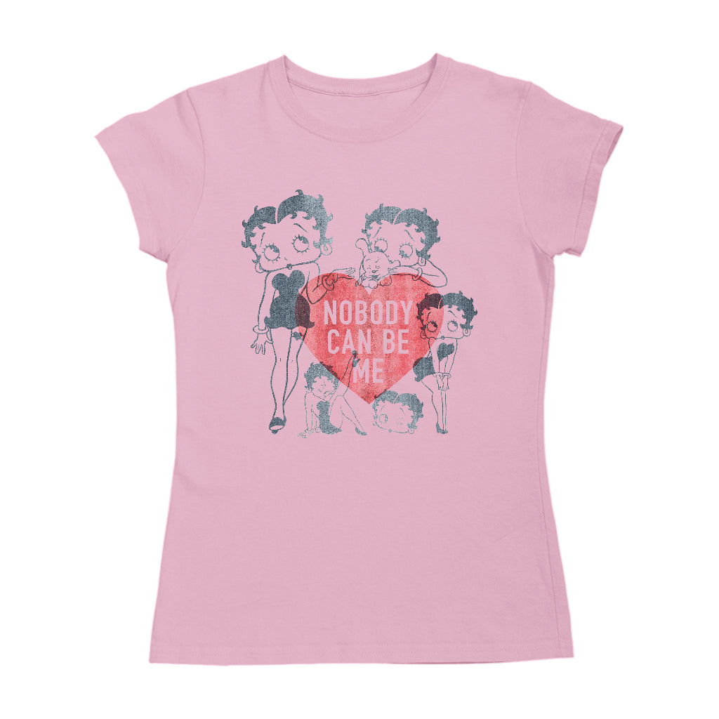 Betty Boop Heart Nobody Can Be Me Women's T-Shirt