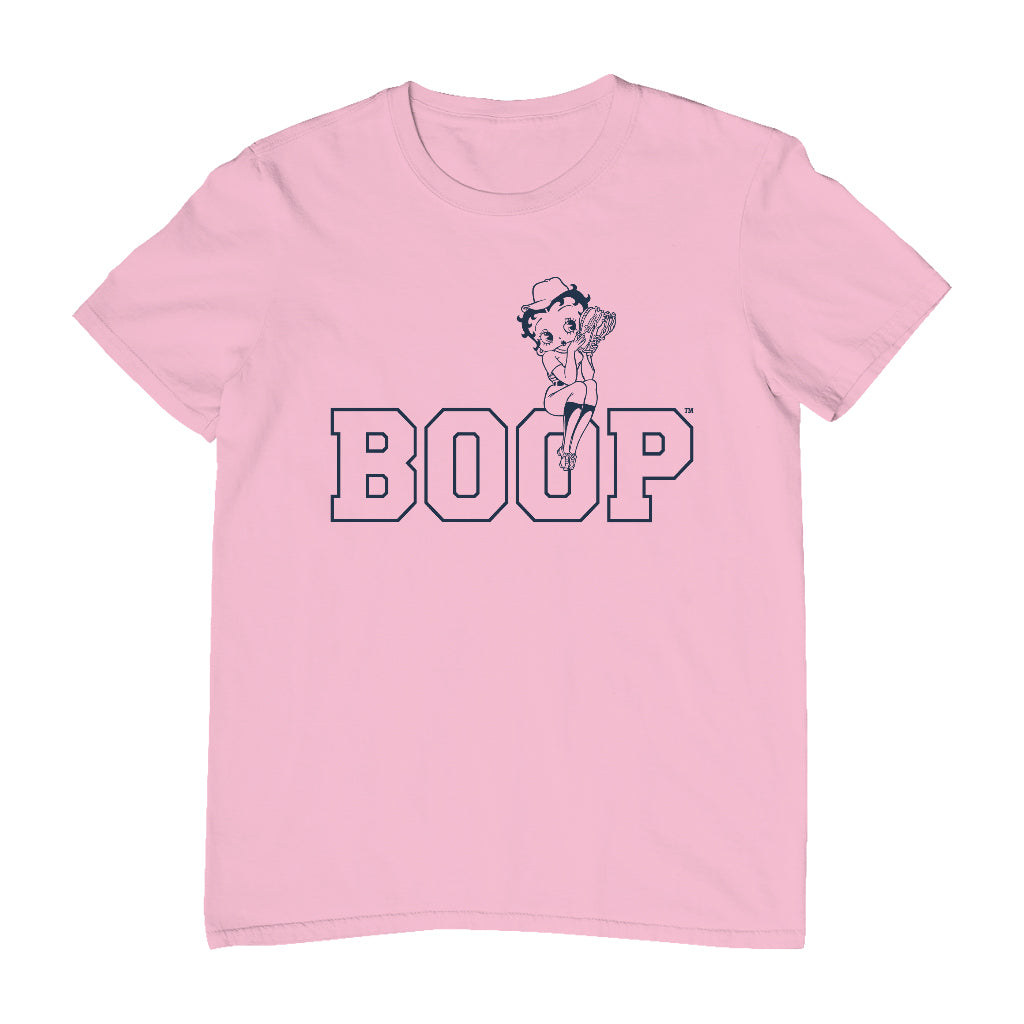 Betty Boop Baseball Catcher's Mitt Men's T-Shirt