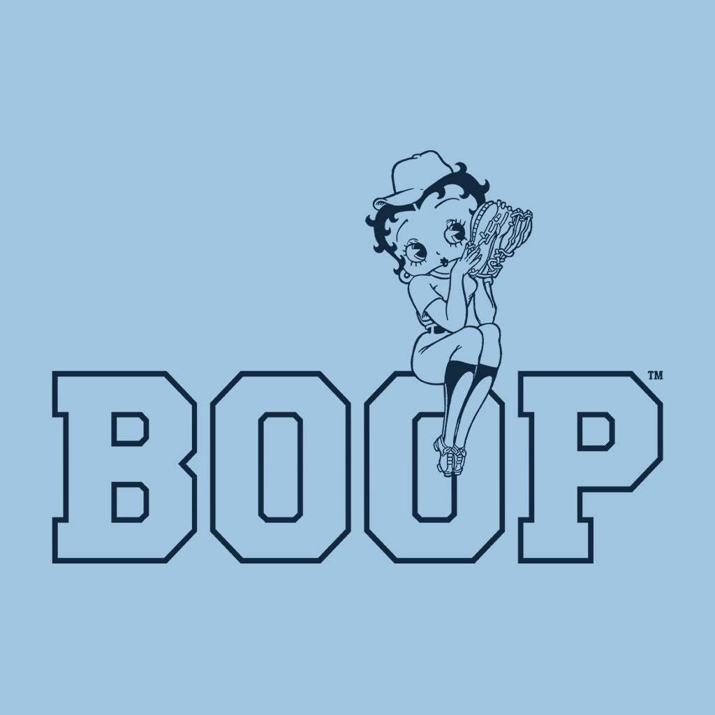 Betty Boop Baseball Catcher's Mitt Men's T-Shirt
