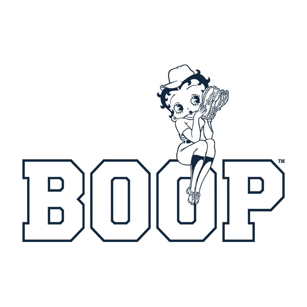 Betty Boop Baseball Catcher's Mitt Men's T-Shirt