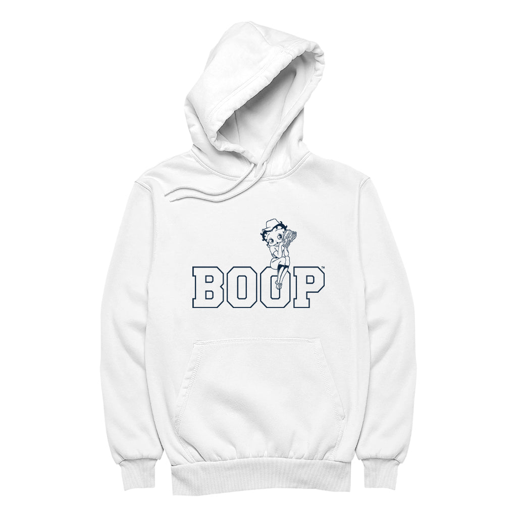 Betty Boop Baseball Catcher's Mitt Women's Hooded Sweatshirt