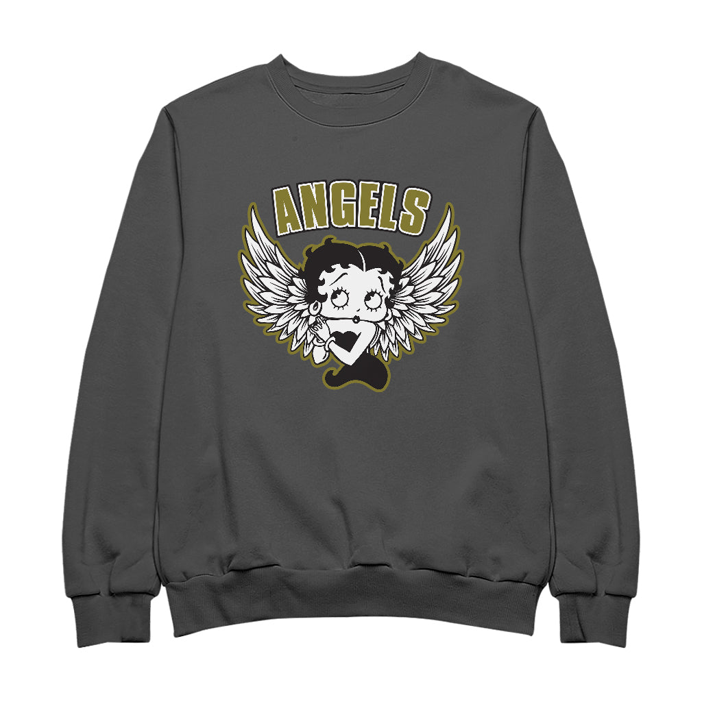 Betty Boop Angels Wings Men's Sweatshirt