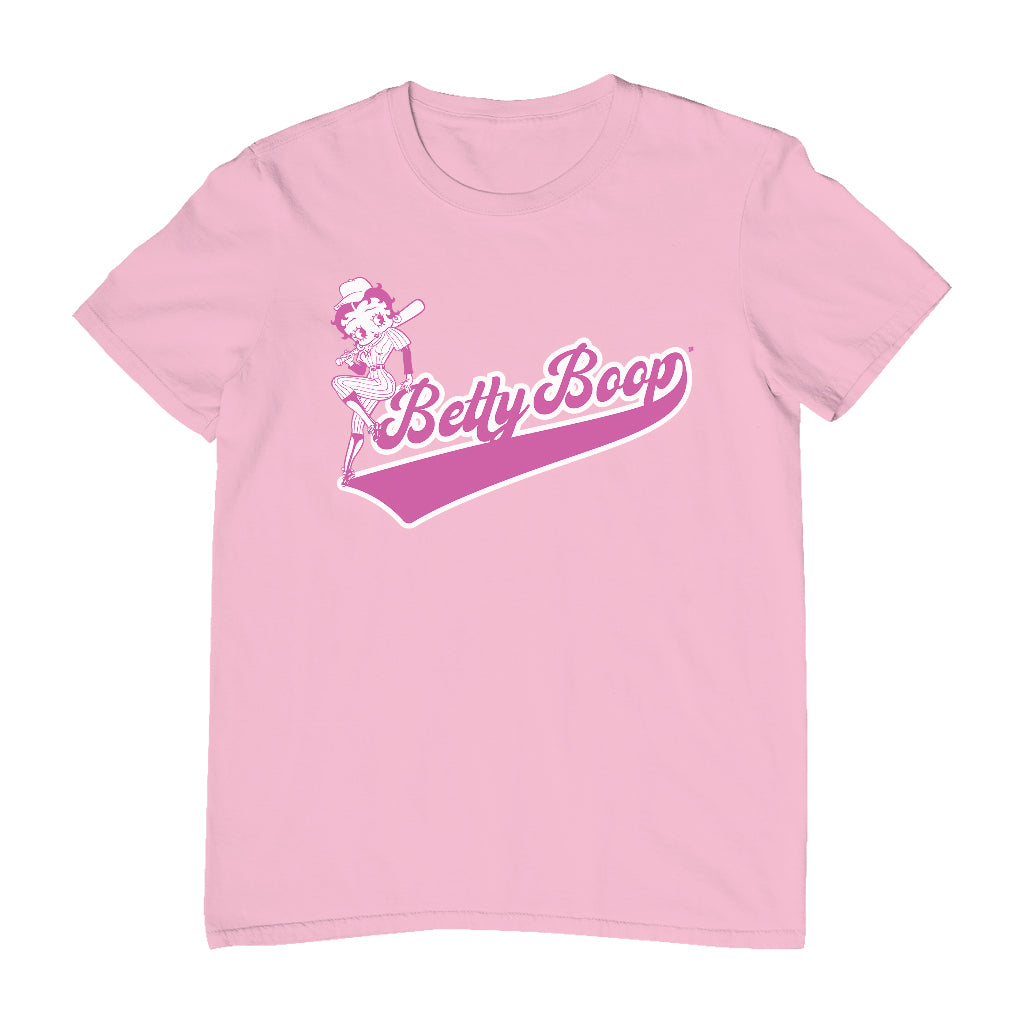 Betty Boop Baseball College Sports Men's T-Shirt