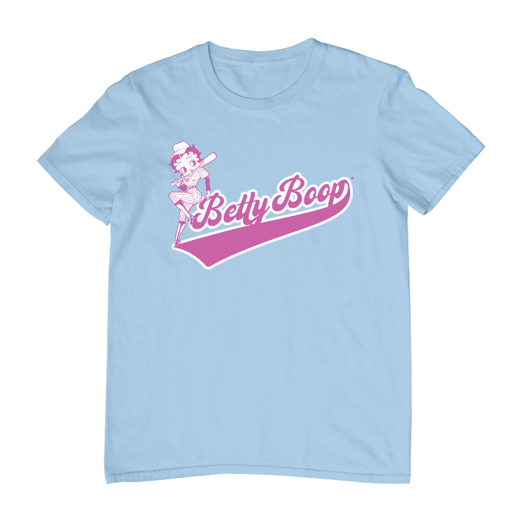 Betty Boop Baseball College Sports Men's T-Shirt