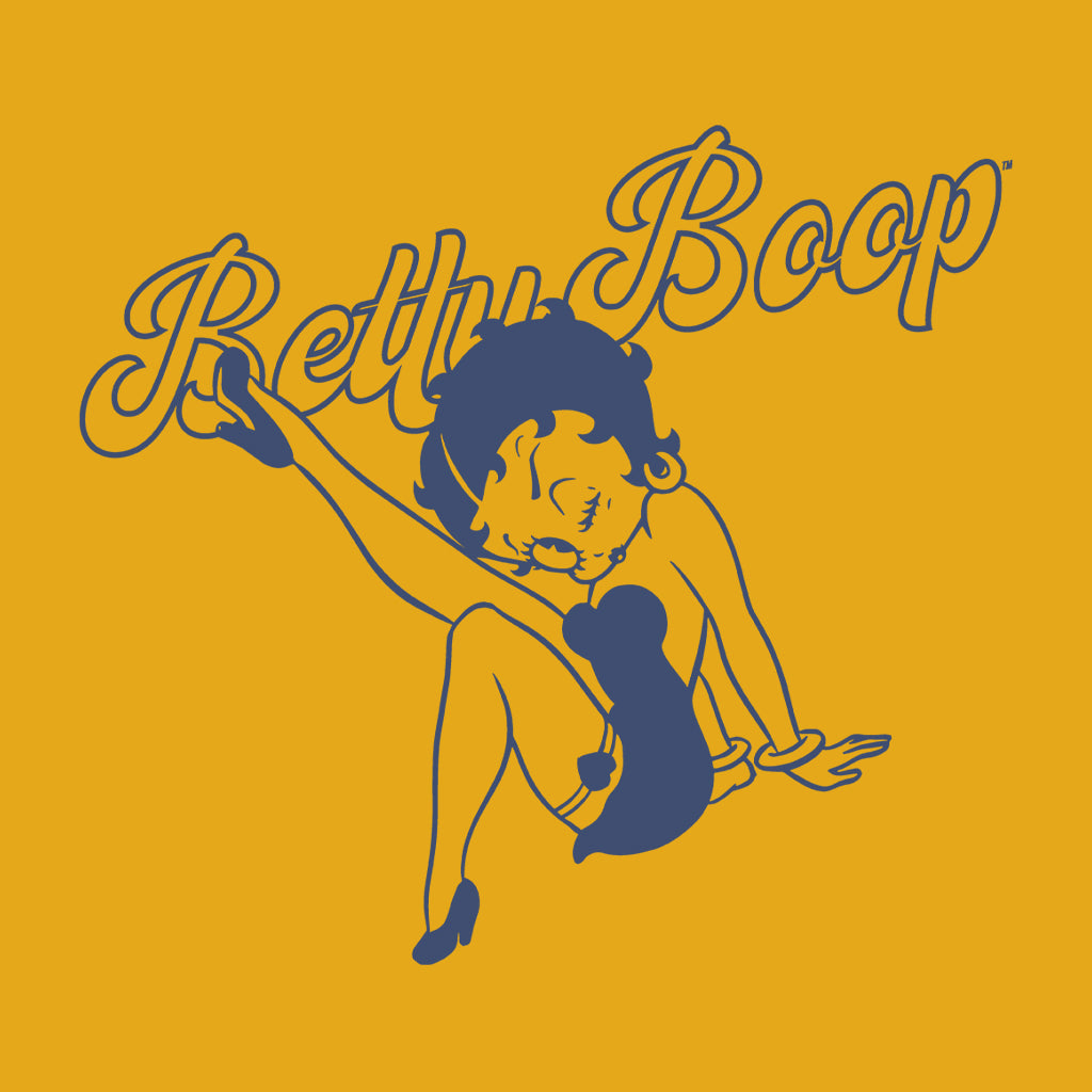 Betty Boop Pin-Up Classic Leg Kick Pose Men's T-Shirt