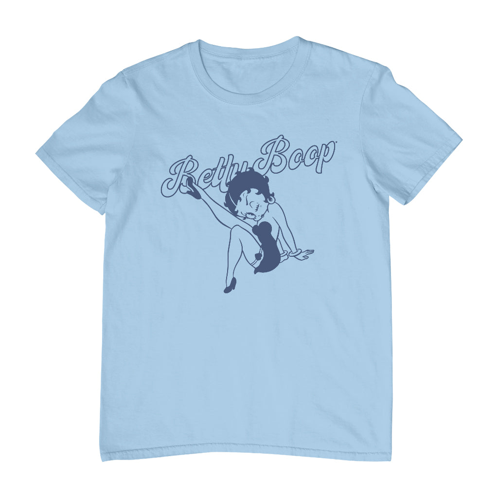 Betty Boop Pin-Up Classic Leg Kick Pose Men's T-Shirt