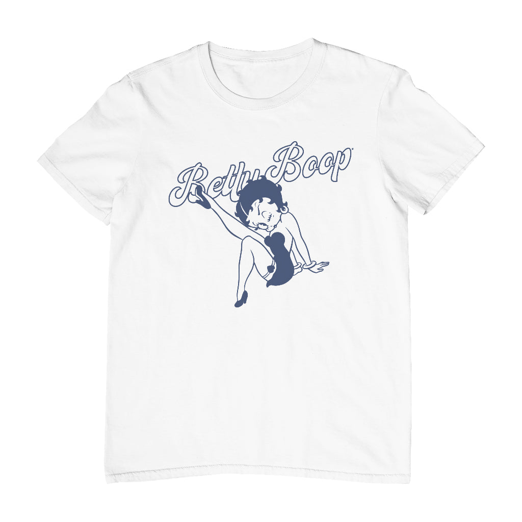 Betty Boop Pin-Up Classic Leg Kick Pose Men's T-Shirt