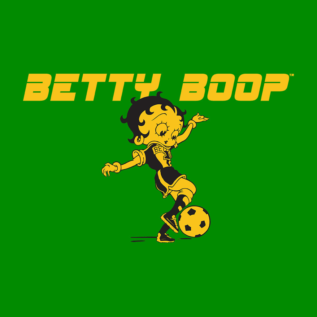 Betty Boop Football Soccer Ball Kick Men's T-Shirt