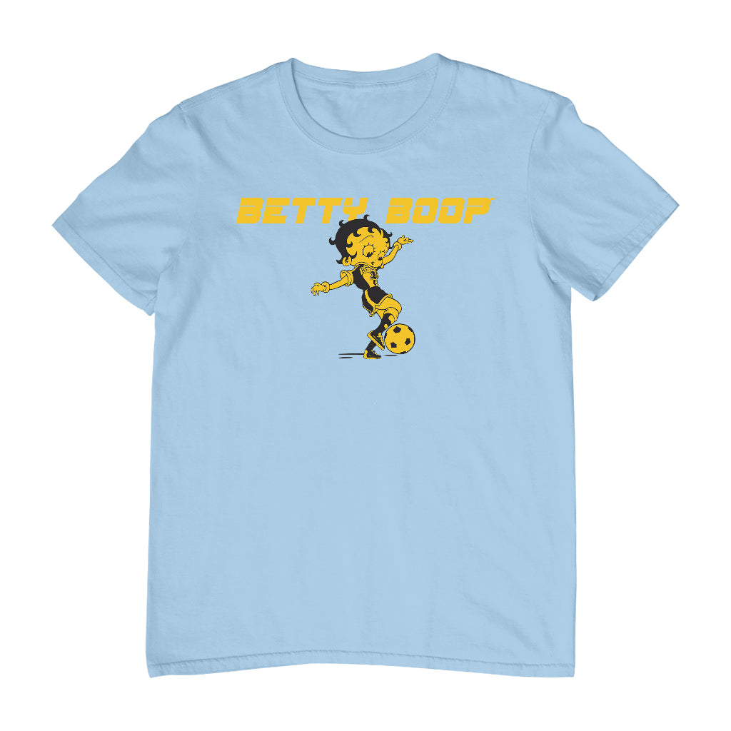 Betty Boop Football Soccer Ball Kick Men's T-Shirt