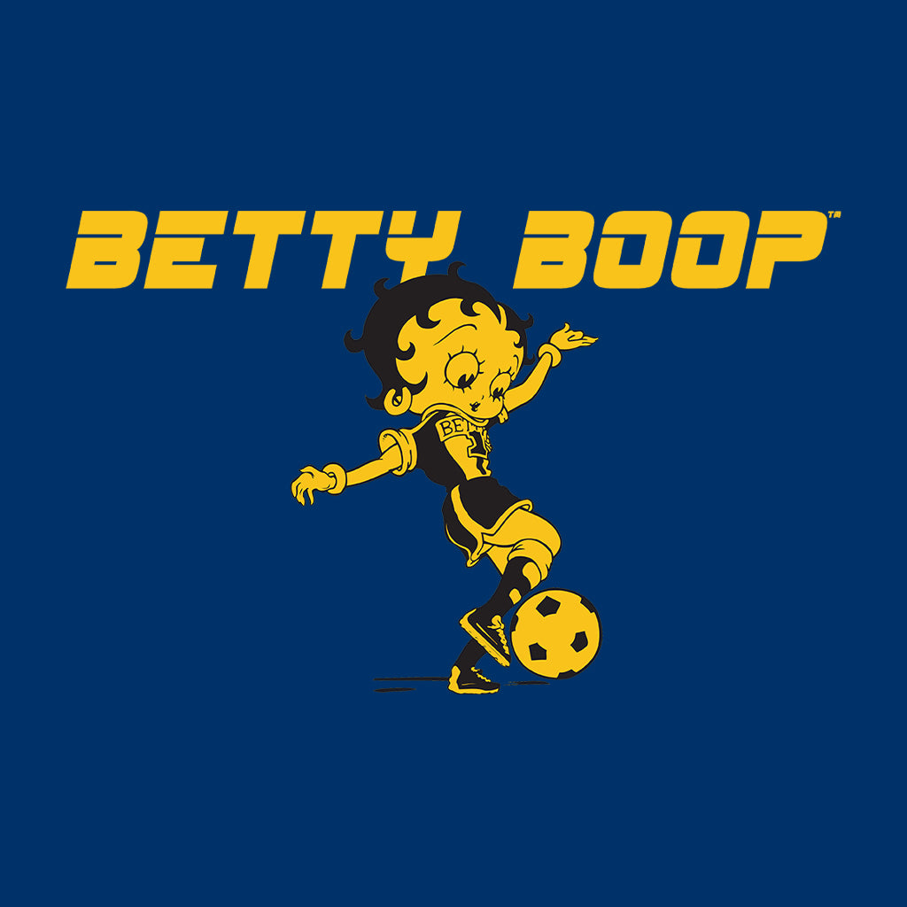 Betty Boop Football Soccer Ball Kick Men's T-Shirt