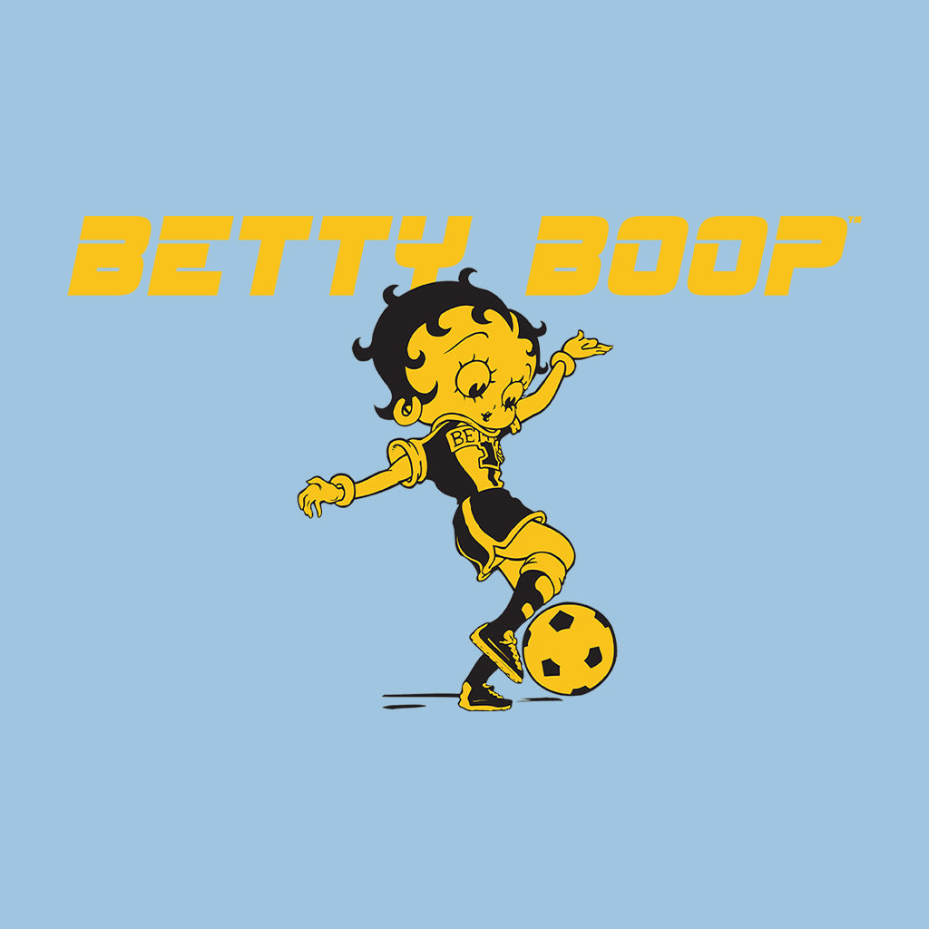 Betty Boop Football Soccer Ball Kick Men's T-Shirt