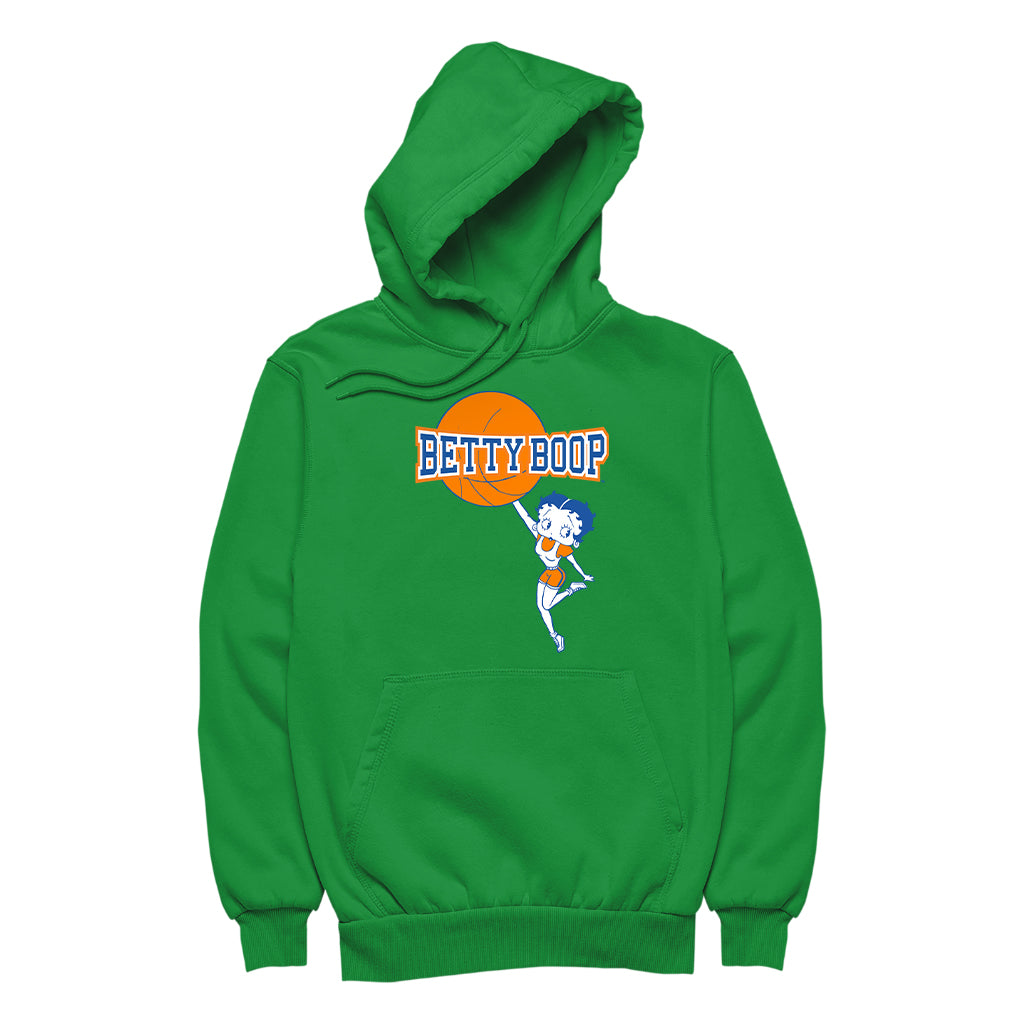 Betty Boop Basketball College Sports Logo Men's Hooded Sweatshirt