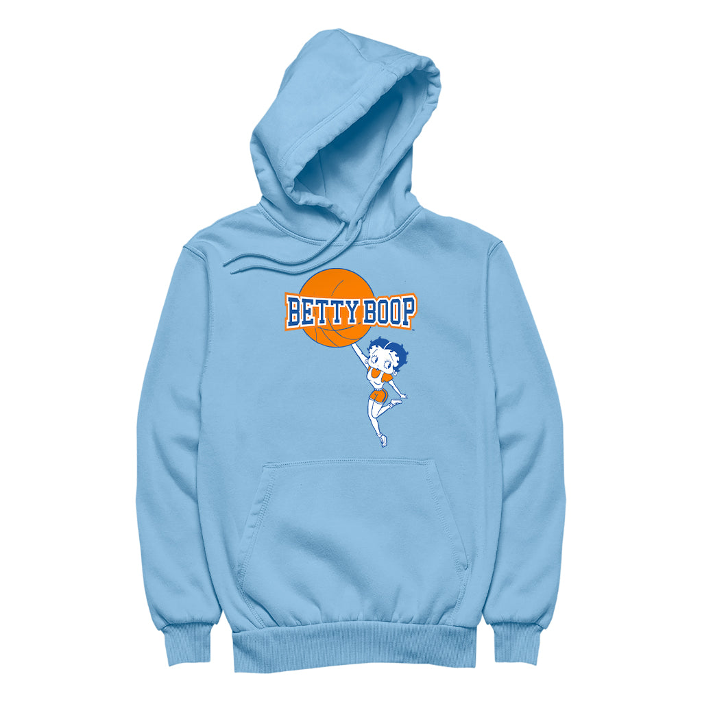 Betty Boop Basketball College Sports Logo Men's Hooded Sweatshirt