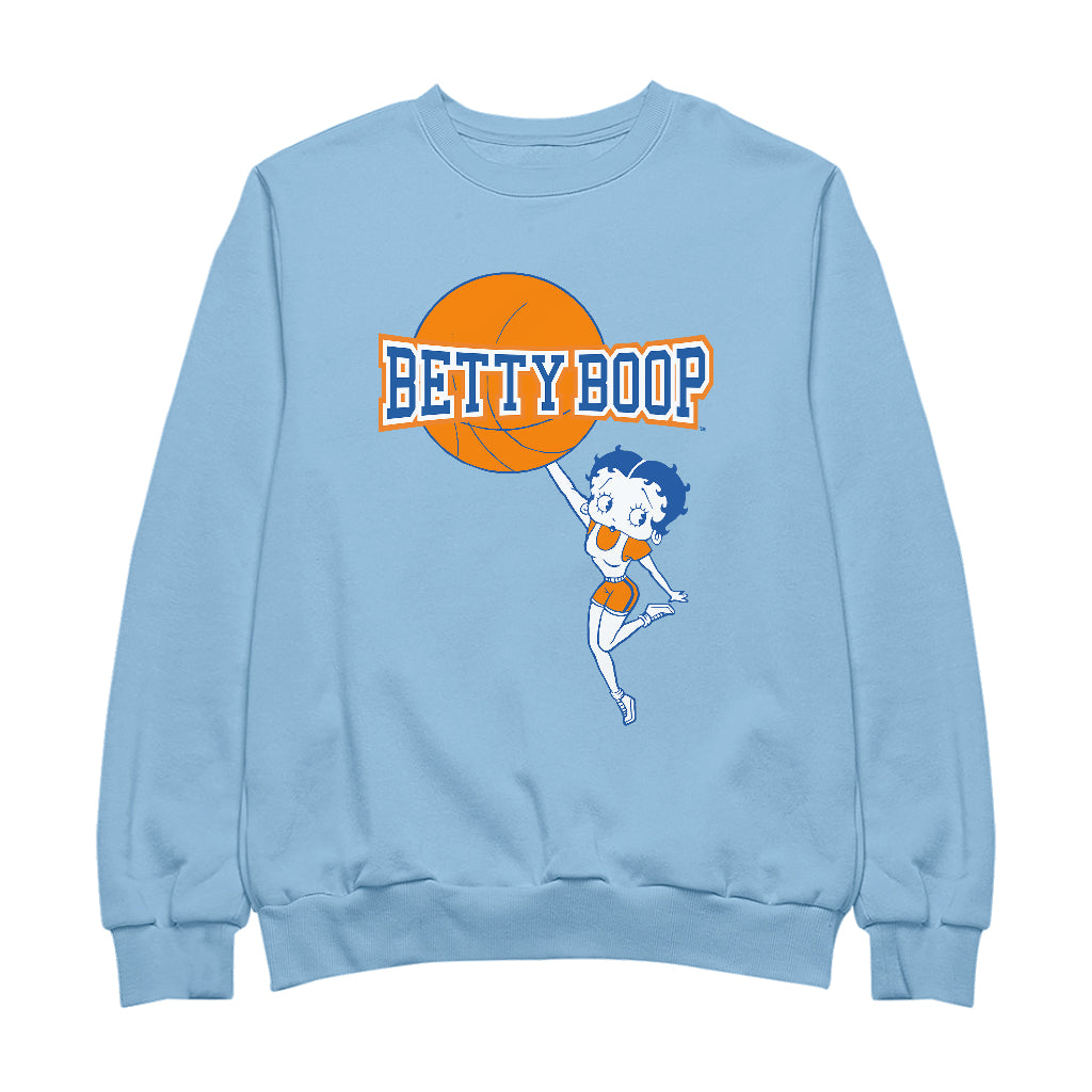 Betty Boop Basketball College Sports Logo Men's Sweatshirt