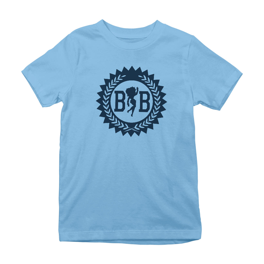 Betty Boop Silhouette BB Laurel Wreath Kids T-Shirt