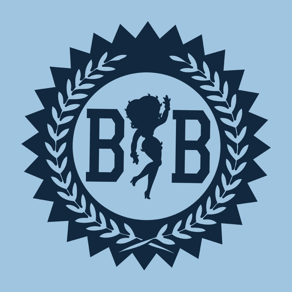 Betty Boop Silhouette BB Laurel Wreath Kids T-Shirt
