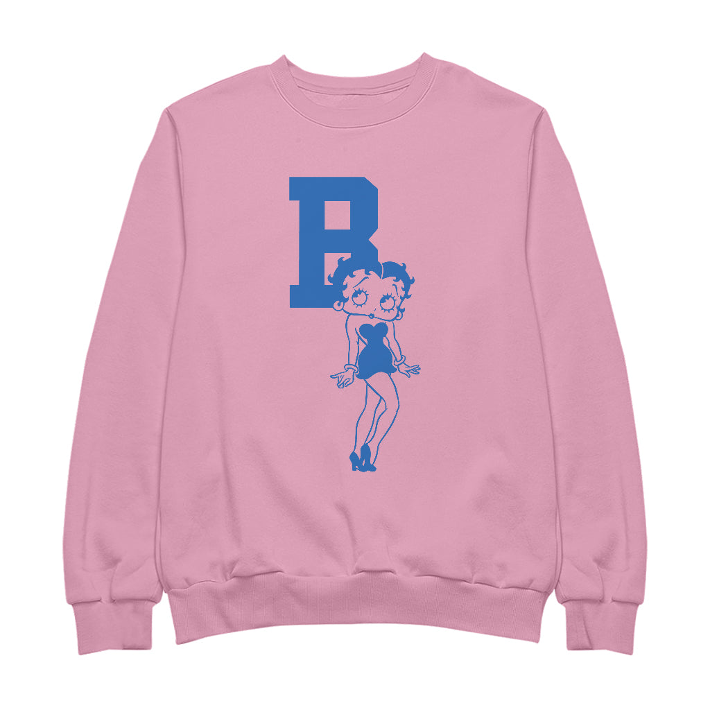 Betty Boop B Pout Pose Men's Sweatshirt