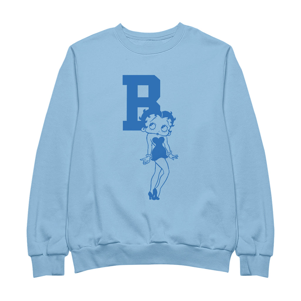 Betty Boop B Pout Pose Men's Sweatshirt