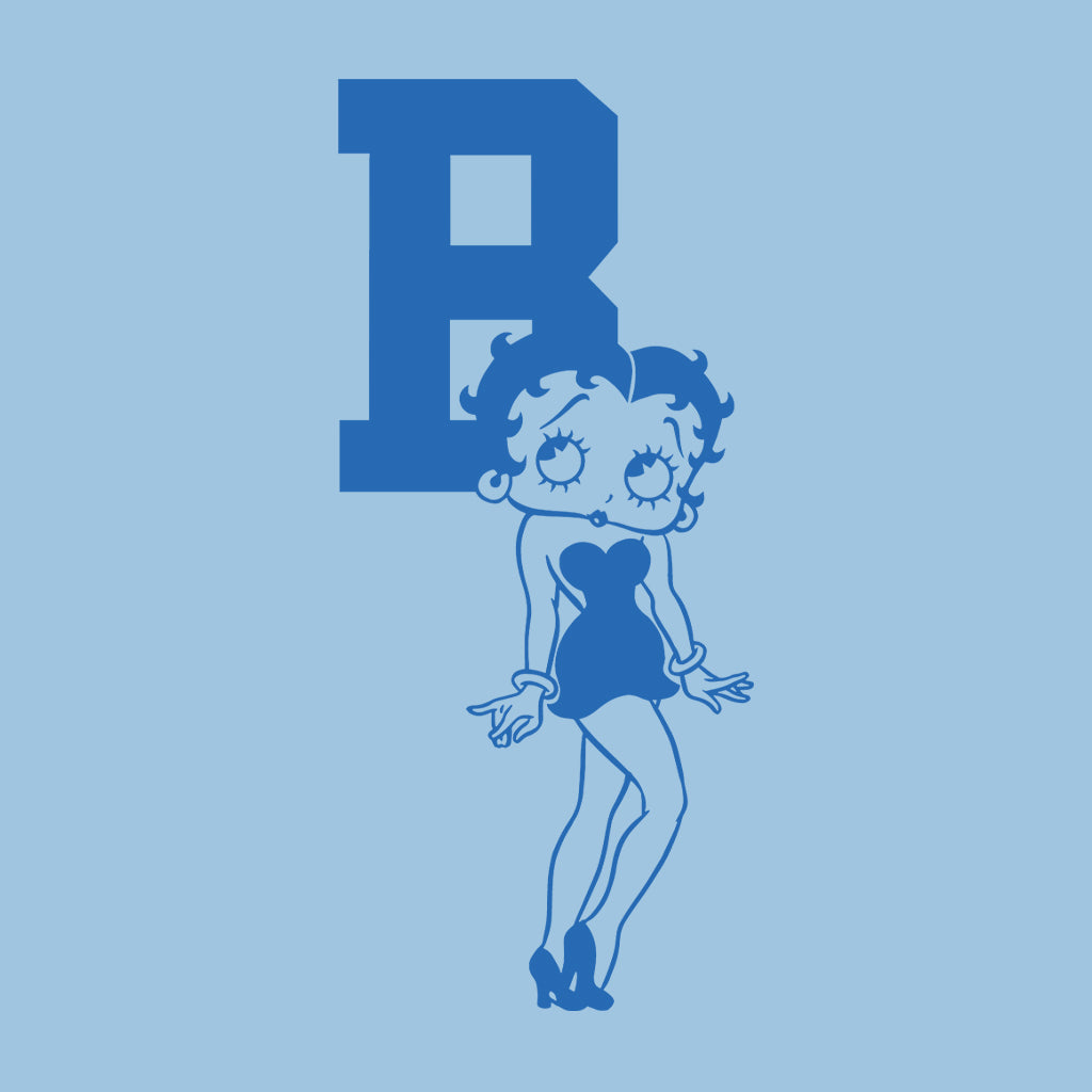 Betty Boop B Pout Pose Kids Hooded Sweatshirt