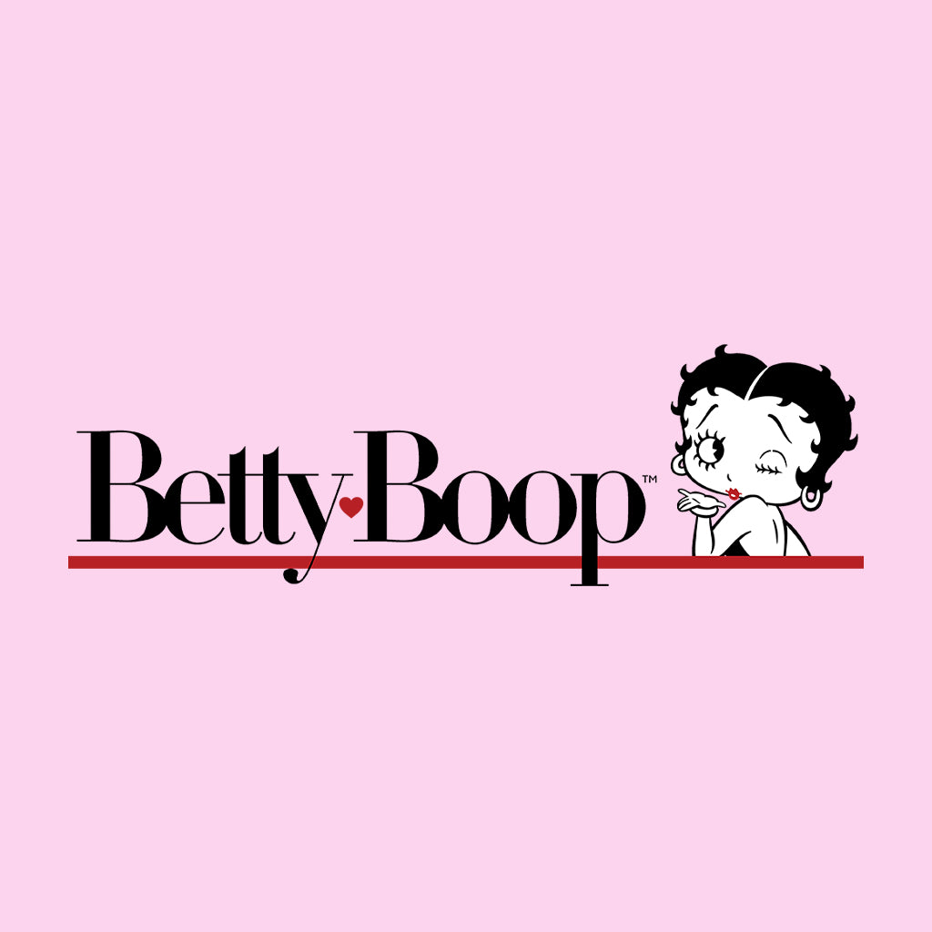 Betty Boop Heart Line Blowing Kiss Kids T-Shirt