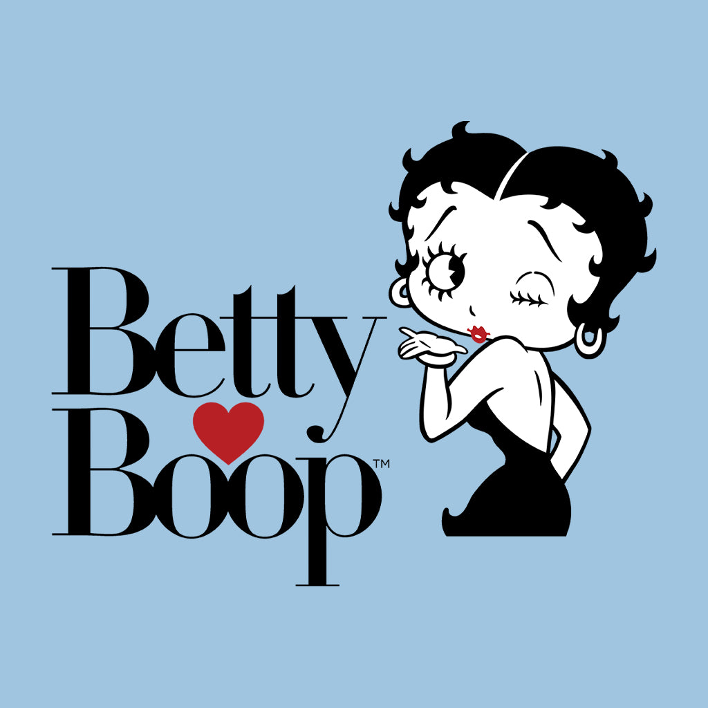 Betty Boop Blowing Kiss Heart Men's T-Shirt