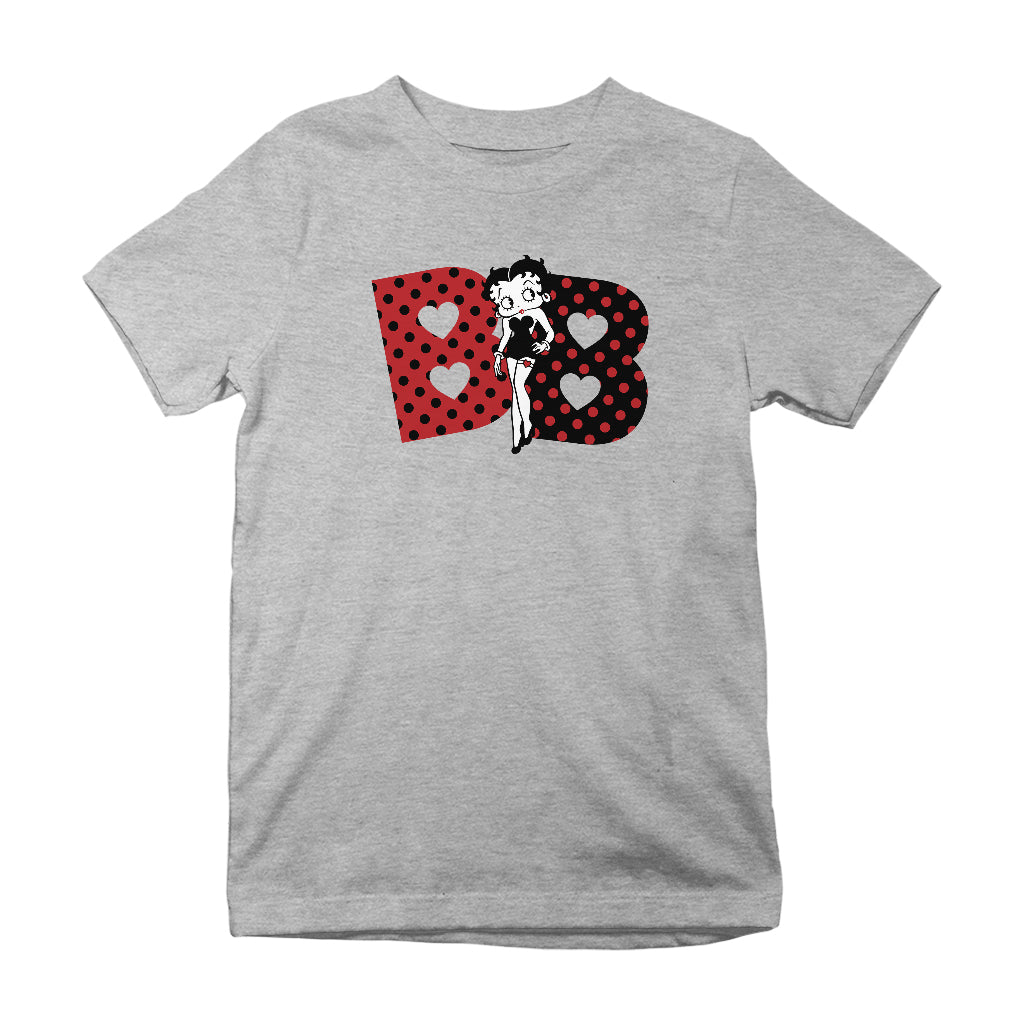 Betty Boop Polka Dot BB's Kids T-Shirt