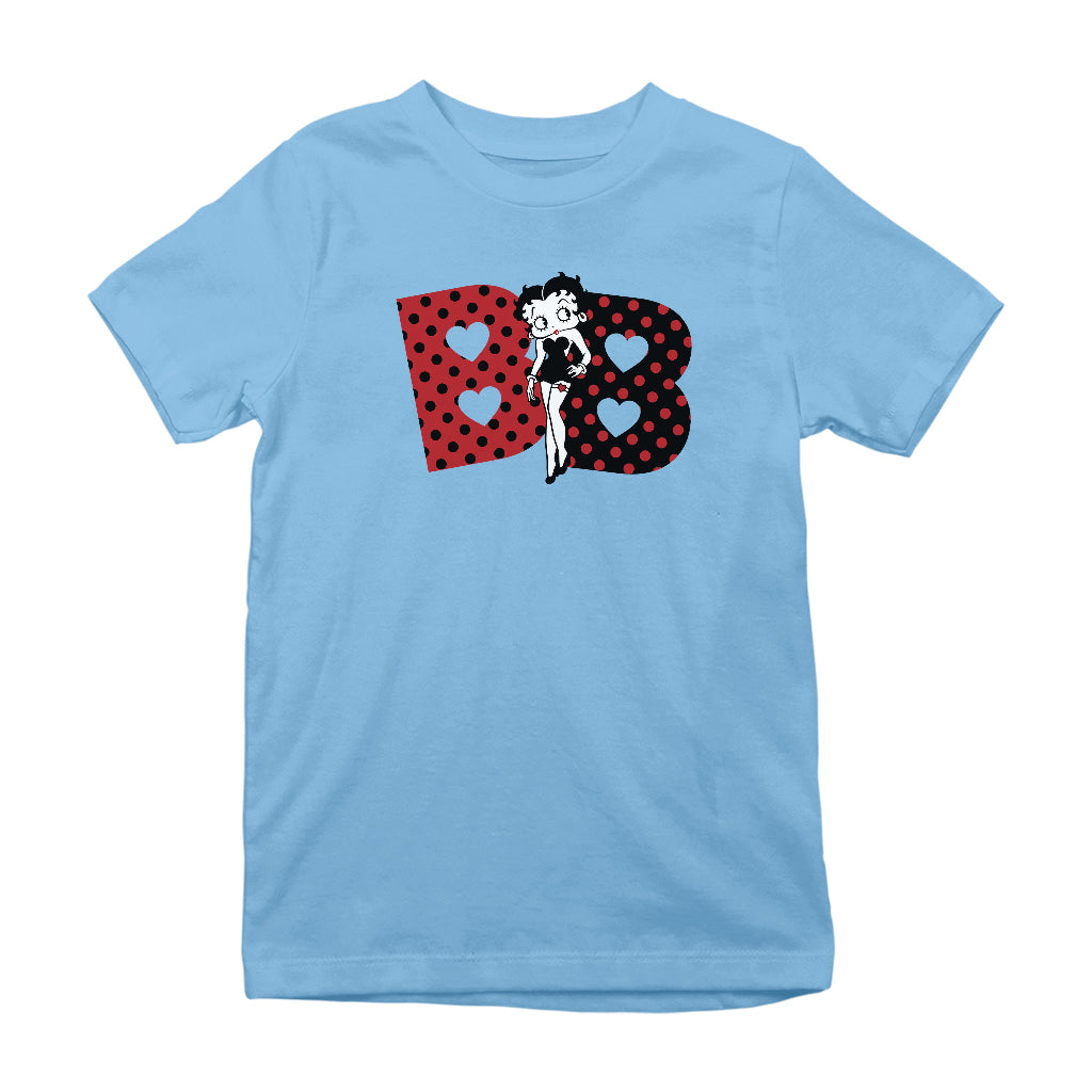 Betty Boop Polka Dot BB's Kids T-Shirt