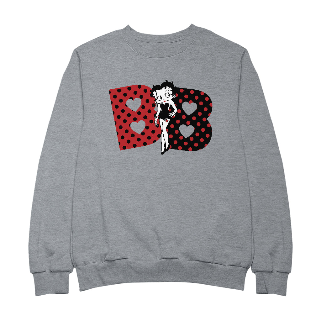 Betty Boop Polka Dot BB's Men's Sweatshirt
