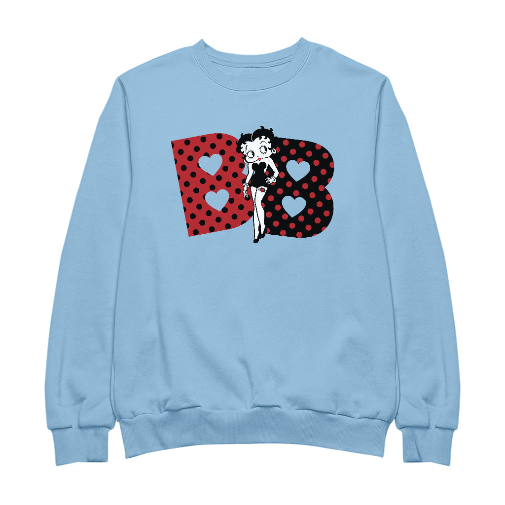 Betty Boop Polka Dot BB's Men's Sweatshirt