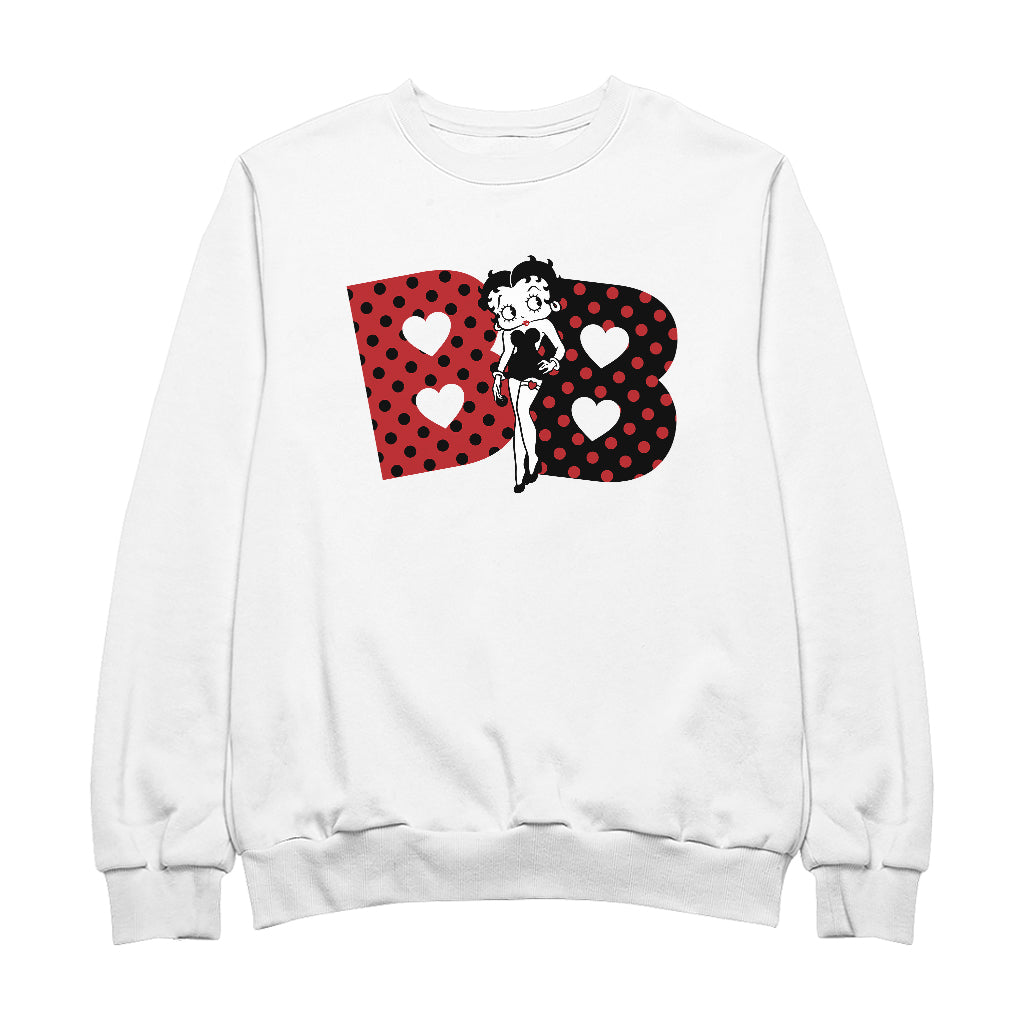 Betty Boop Polka Dot BB's Men's Sweatshirt